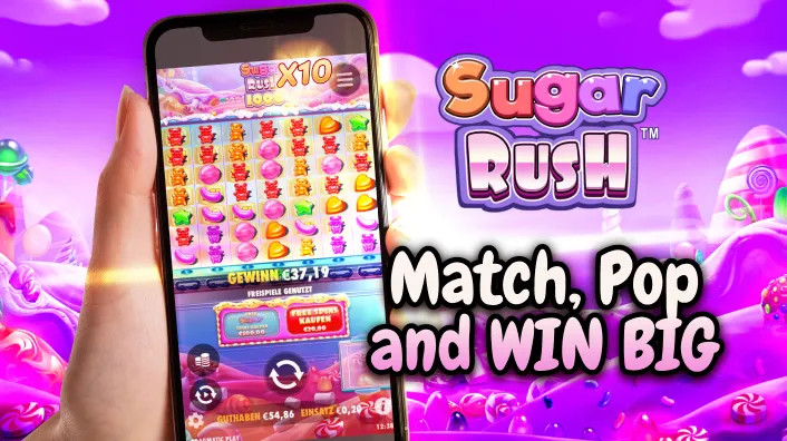 Casino Plus - Get some Slot Machine wins with Sugar Rush!